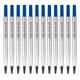 Parker Rollerball Pen Refills | Fine Point | Blue QUINK Ink | 12 Count