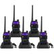 Retevis RT5R Walkie Talkie for Adults, Professional Dual Band Radio Long Range with Emergency Alarm VOX FM 128 CH, Heavy Duty Walkie Talkies Set for Construction, Emergency (Black, 5Pcs)