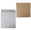 50 Strong 12" LP Record Vinyl Peel and Seal White Board MAILERS ENVELOPES + 100 Corrugated Cardboard Stiffener Pads Boards + Fragile Labels Stickers Cardboard SELF Seal Packaging MAILING Postal