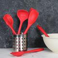 Chef Craft 7-Piece Kitchen Utensil Set Silicone in Red | Wayfair 42077