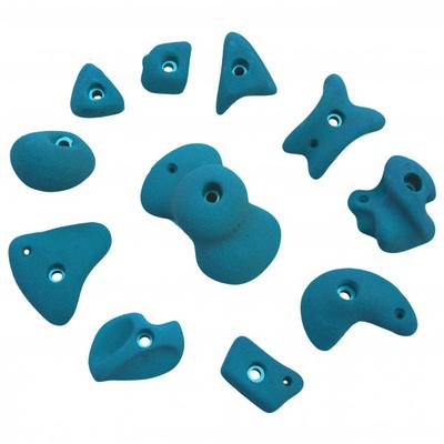 KMZ Holds - Set 4 - 11er S-XL Klettergriffset türkis/blau Image