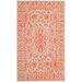 White 36 x 0.63 in Area Rug - August Grove® Zeringue Floral Handmade Tufted Gray/Rust Area Rug Viscose/Wool, Copper | 36 W x 0.63 D in | Wayfair
