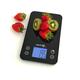 smartLAB Kitchen W Kitchen Scales with Bluetooth | Digital Nutrition Scale for The Kitchen Out of Glass | Food Scales in Black with Bluetooth Data Transmission | Ideal for Diabetic | App Available