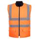 Portwest Hi-Vis Reversible Bodywarmer, Size: 4XL, Colour: Orange, S469ORR4XL