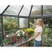 Canopia Oasis Hex Hobby Greenhouse Aluminum/Polycarbonate Panels in Gray | 105 H x 83.9 W x 97.3 D in | Wayfair HG6000