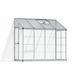 Canopia Nature 4 Ft. W x 8 Ft. D Lean-To Greenhouse Aluminum/Polycarbonate Panels in Gray/White | 88.6 H x 49 W x 96 D in | Wayfair HG5548