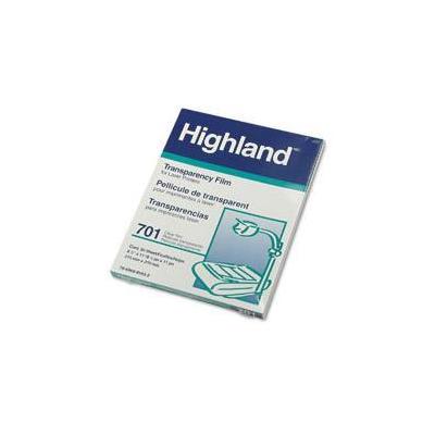 3M Highland 8.5 x 11 in. Transparency Film - 50 Sheets