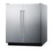 Summit Appliance Summit 5.4 cu. ft. Convertible Mini Fridge w/ Freezer Stainless Steel in Gray | 34 H x 30 W x 25.5 D in | Wayfair FFRF3075WCSS