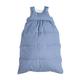 Tavo Down feather sleeping bag, white with blue stripe, 110cm