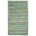 Blue/Brown 110 x 0.38 in Indoor Area Rug - August Grove® Phoebe Abstract Handmade Braided Wool Area Rug Wool | 110 W x 0.38 D in | Wayfair