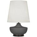 Michael Berman Nolan 27 1/2" Bronze and Black Ash Ceramic Table Lamp