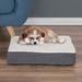 Petmaker Orthopedic Sherpa Memory Foam Dog Mat Polyester/Memory Foam in Gray | 4 H x 20 W x 15 D in | Wayfair M320148