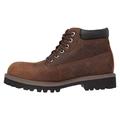 Skechers Men's Sergeants Verdict. Waterproof Chelsea Boots, Dark Brown Crazyhorse Leather, 8.5 UK