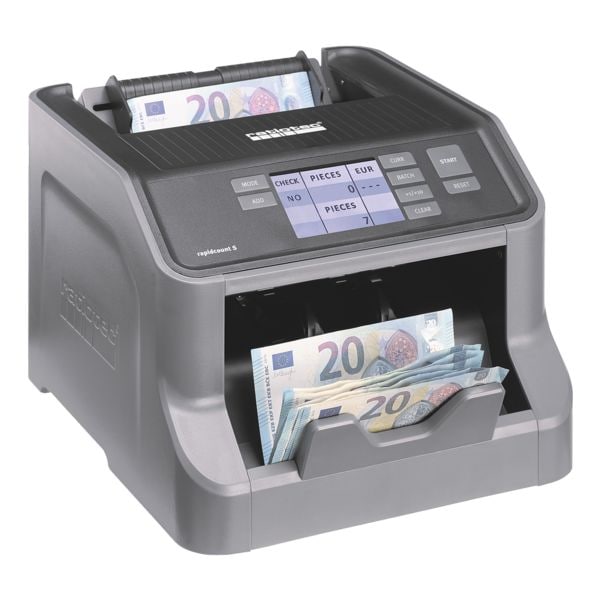 ratiotec Banknotenzählmaschine »rapidcount S 200« grau, 27.4x19.5x30.6 cm Image