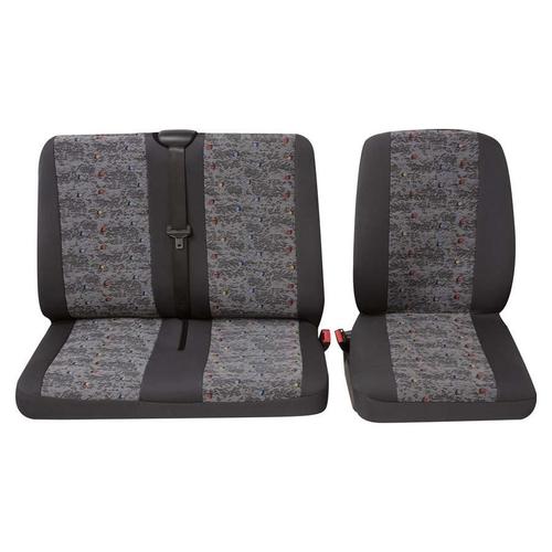 Sitzbezug Einzelsitz/Doppelsitz 2.-tlg Grau | Petex