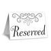 The Beistle Company Reserved Table Card | 3 H x 4.25 W in | Wayfair 57201