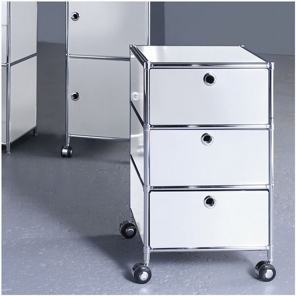 viasit Rollcontainer »System 4« weiß, 42x76x62 cm