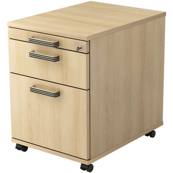 OTTO Office Premium Rollcontainer »OTTO Office Line IV« mit Hängeregistratur braun, 42.8x59x58 cm