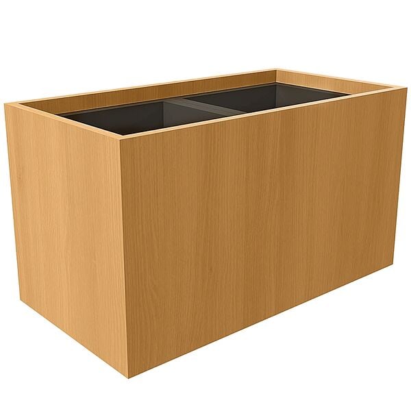 fm Büromöbel Pflanzengefäß »Oldenburg« 73,1/40 cm braun, 73.1 cm Image