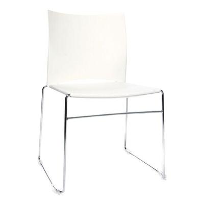 4er-Set Stapelstühle »W-Chair« weiß, Topstar, 45x45 cm