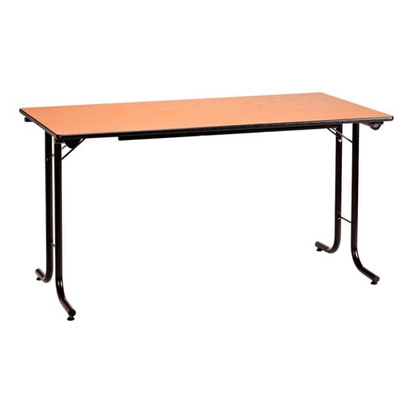 SODEMATUB Klapptisch 120 cm Gestell schwarz braun, 120 cm Image