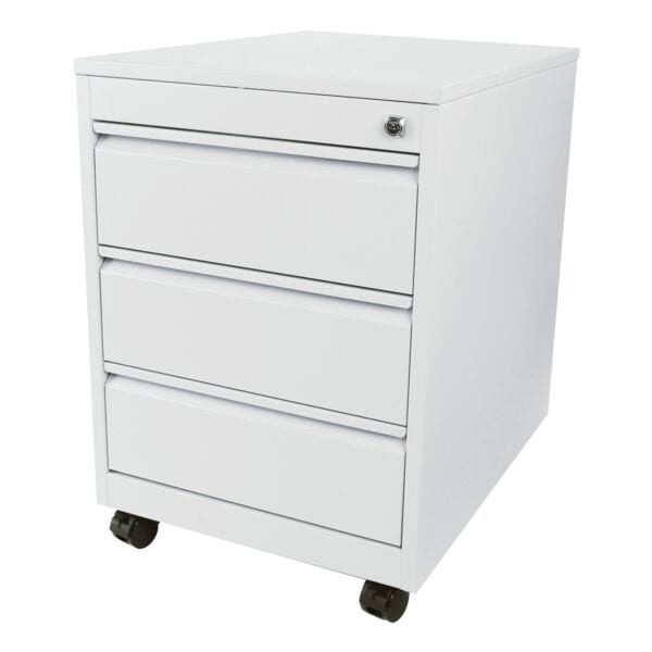 SZ Metall Rollcontainer »Profi« mit 3 klassischen Schubladen grau, 46x60x60 cm