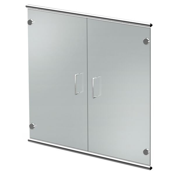 Kerkmann Glas-Vorbautüren »Artline Transparent« 2 OH transparent, 75x68 cm