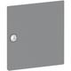 Tür für Regal »System 4« schmal grau, viasit, 37.5x37.5x1.5 cm