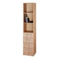 Mehrzweckregal »O-Line« 40 cm schmal 5 OH braun, OTTO Office Premium, 40x200.4x42 cm