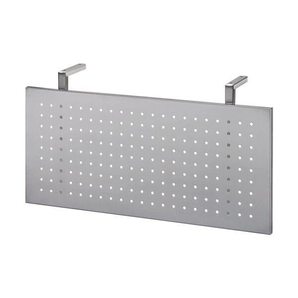 HAMMERBACHER Sichtblende für 80er Schreibtische silber, 75x35 cm Image