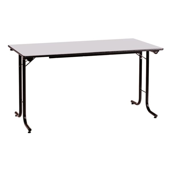 SODEMATUB Klapptisch 120 cm Gestell schwarz grau, 120 cm Image