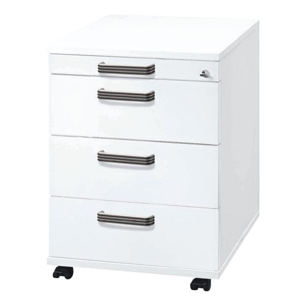 OTTO Office Premium Rollcontainer »OTTO Office Line III« mit klassischen Schubladen weiß, 43x59x58 cm