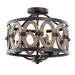 Kalco 500241 Belmont 3 Light Flush Mount Ceiling Fixture - Gold