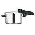 Prestige Pressure Cooker 4 Litre - Smart Plus Pressure Cookers, Stainless Steel Induction Suitable Pressure Pan with Pressure Indicator, Silver