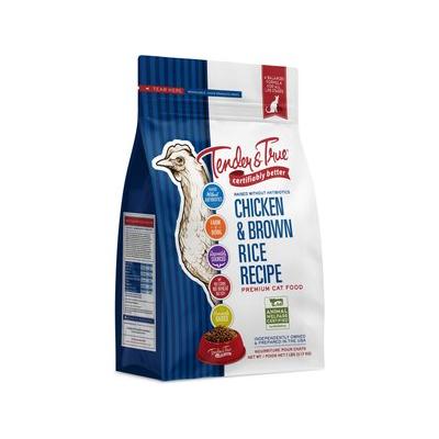 Tender & True Chicken & Brown Rice Recipe Dry Cat Food, 7-lb bag