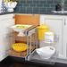 Rev-A-Shelf Blind Corner Kitchen Cabinet Organizer w/Soft Close Steel in Gray | 21 H x 32.25 W x 20.4063 D in | Wayfair 5PSP-18SC-CR