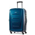 Samsonite Winfield 2 Hardside Luggage with Spinner Wheels, Deep Blue, Checked-Medium 24-Inch, Winfield 2 Hardside Luggage with Spinner Wheels