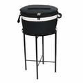 Preferred Nation 72 Can Tub Cooler, Metal in Black | 10.5 H x 17.5 W x 17.5 D in | Wayfair P7220.BLACK