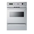 Summit Appliance Summit 24" Electric Single Wall Oven | 34.5 H x 24 W x 24 D in | Wayfair TEM788BKW