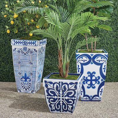 Santorini Handpainted Planters - 30" - Frontgate