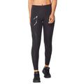 2XU Women's Core Compression Tights, Black/Silver, S