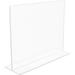 Deflect-O Corporation Anti-Glare Double Sided Sign Holder Acrylic | 8.5 H x 11 W x 3.8 D in | Wayfair 879301