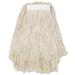 Genuine Joe Narrow Band Cut End Mop Head Cotton & Natural Blend in White | 19.7 H x 11.6 W x 11.6 D in | Wayfair Z20COTCT