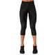 CW-X Women's Stabilyx Joint Support 3/4 Capri Compression Tight, Black, XL