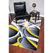 Gray/Yellow 60 x 0.5 in Indoor Area Rug - Wrought Studio™ Arsenovic Power Loom Yellow/Gray Indoor/Outdoor Rug Polypropylene | Wayfair