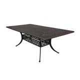 Lark Manor™ Kristy Metal Dining Table Metal in Brown | 29 H x 84 W x 44 D in | Outdoor Dining | Wayfair DBYH7936 37990350