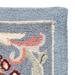 Blue 93 x 0.25 in Area Rug - Fleur De Lis Living Brayton Floral Hand Hooked Wool Area Rug Wool | 93 W x 0.25 D in | Wayfair FDLL1442 38081246