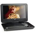 Bush 12 Inch Swivel Screen Portable DVD Player - Black (Built-in rechargeable battery with 3 hours battery life)