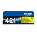 BROTHER TN-421Y Toner Cartridge, Yellow, Single Pack, Standard Yield, Includes 1 x Toner Cartridge, Genuine Supplies