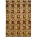 Brown/White 30 x 0.5 in Indoor Area Rug - Wildon Home® Geometric Hand Knotted Wool Brown/Beige Area Rug Wool | 30 W x 0.5 D in | Wayfair